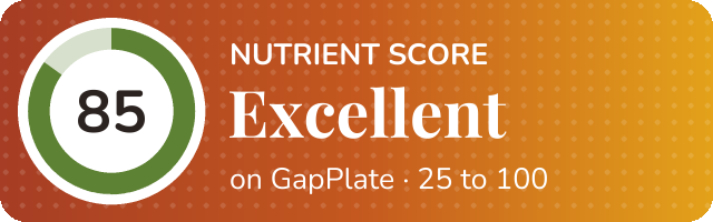 Nutrient score of Kala Chana Punjabi Style by Sri