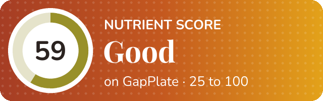 Nutrient score of Kale and white bean soup by Clarence