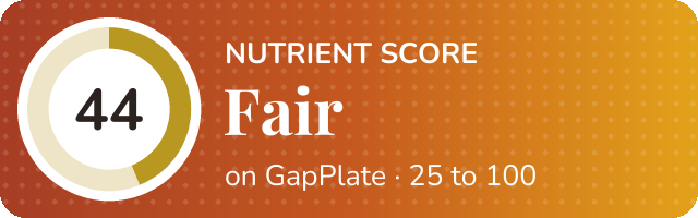 Nutrient score of Kootu (chayote and chana dal) by Nidhu