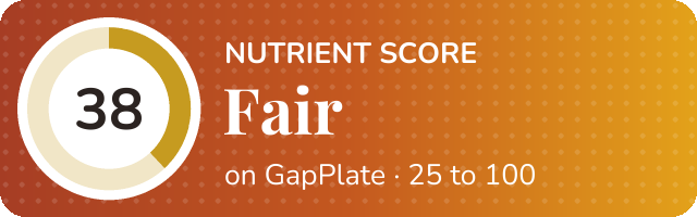 Nutrient score of Portobello Mushroom n Pesto Grilled Cheese recipe