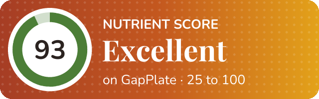 Nutrient score of Roasted chickpea salad recipe