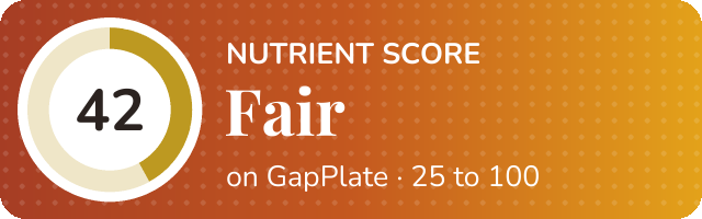 Nutrient score of Shimeji Mushrooms stir fry recipe