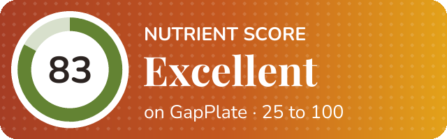 Nutrient score of Spicy Matar recipe