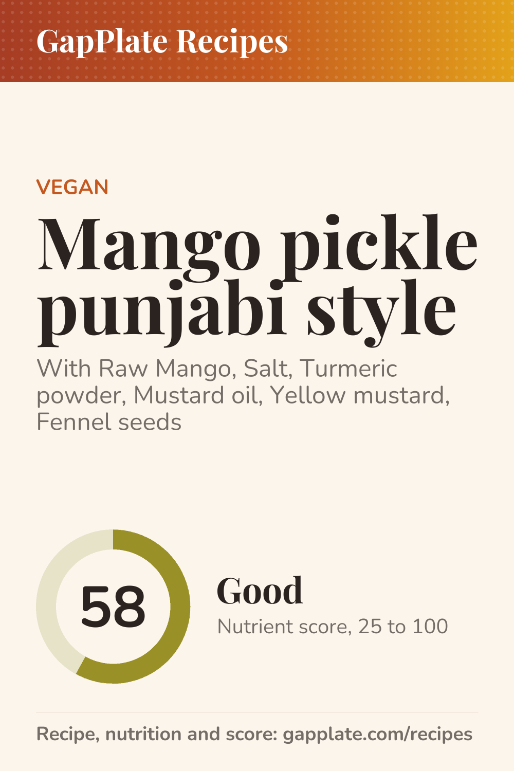 Pin of Mango pickle punjabi style recipe