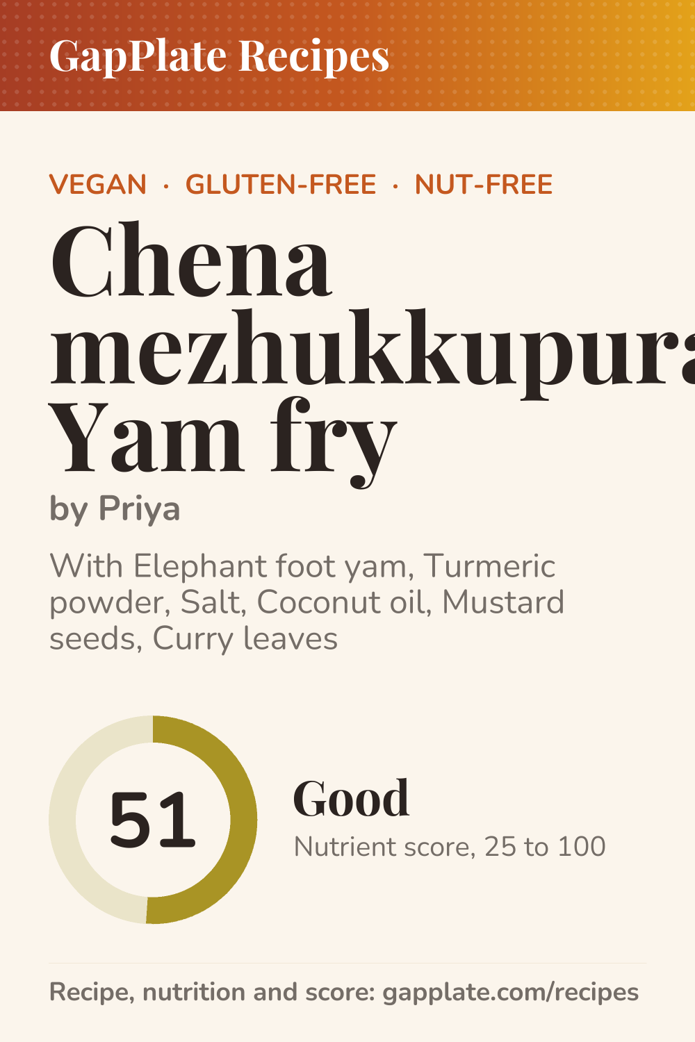 Pin of Chena mezhukkupuratti Yam fry by Priya