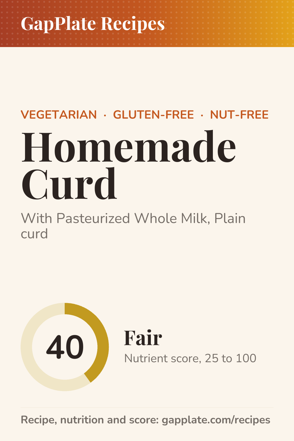 Pin of Homemade Curd recipe