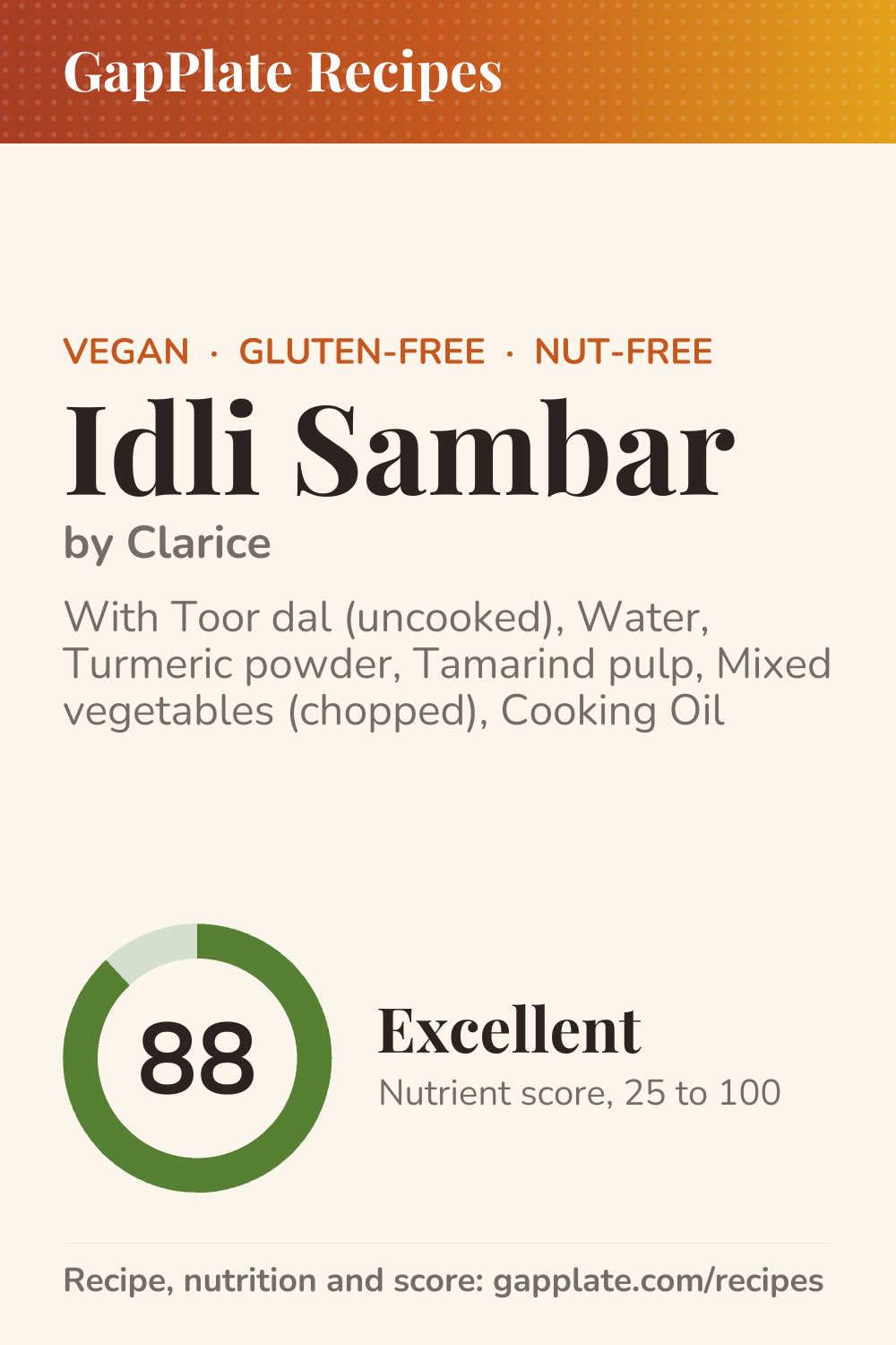 Pin of Idli Sambar by Clarice