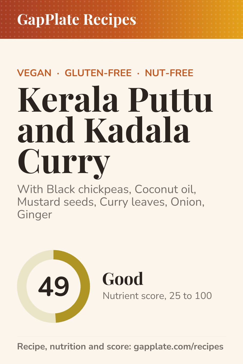 Pin of Kerala Puttu and Kadala Curry recipe