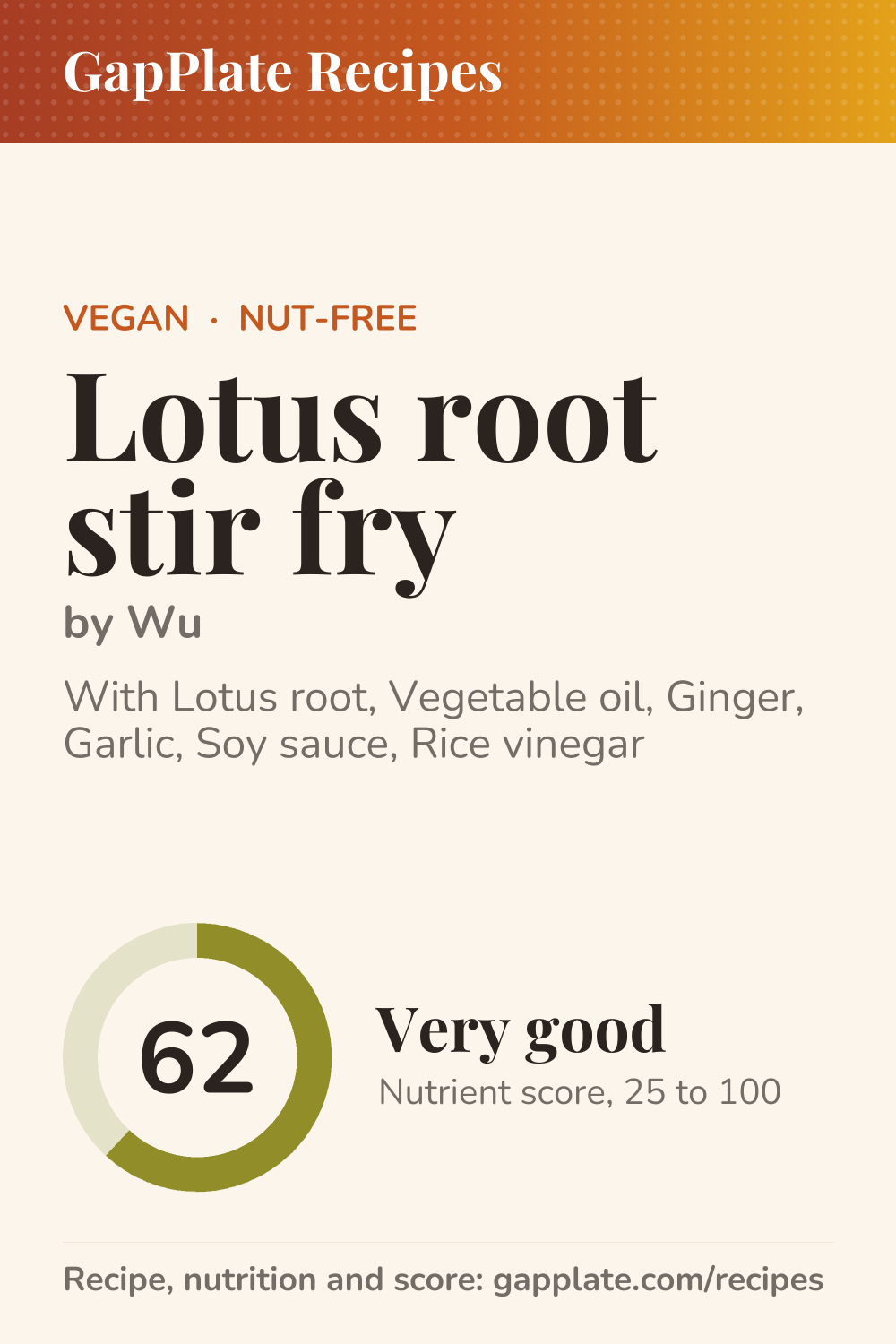 Pin of Lotus root stir fry by Wu
