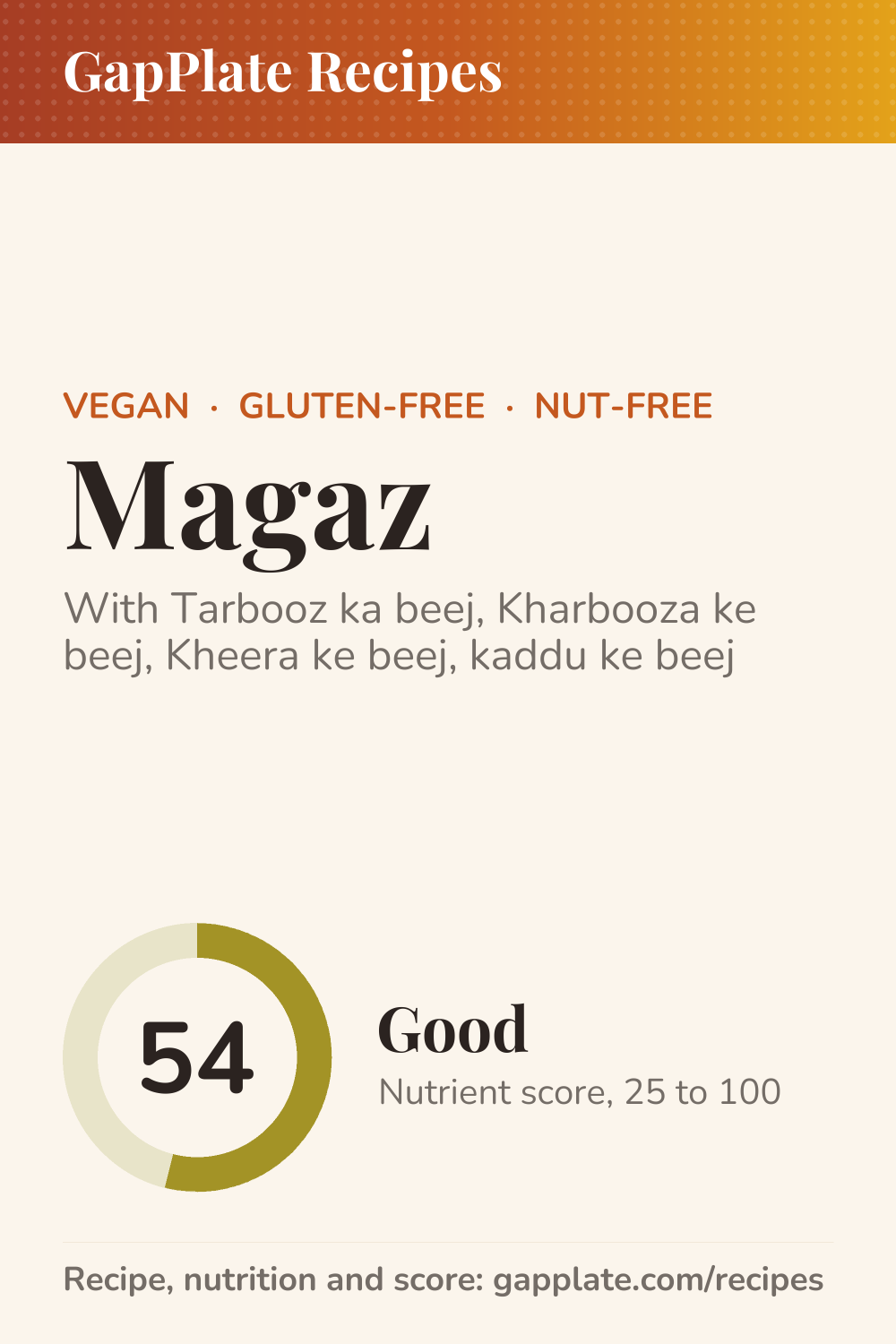 Pin of Magaz recipe