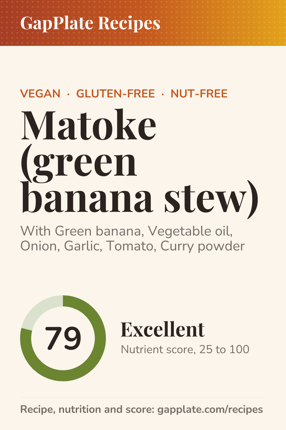 Pin of Matoke (green banana stew) recipe