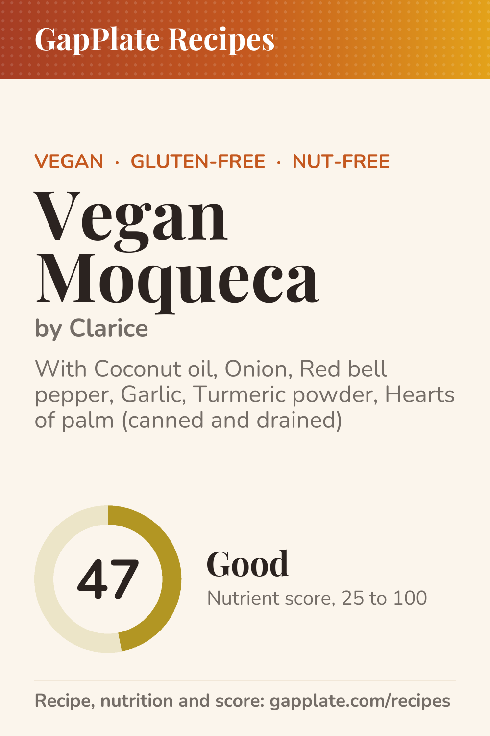 Pin of Vegan Moqueca by Clarice