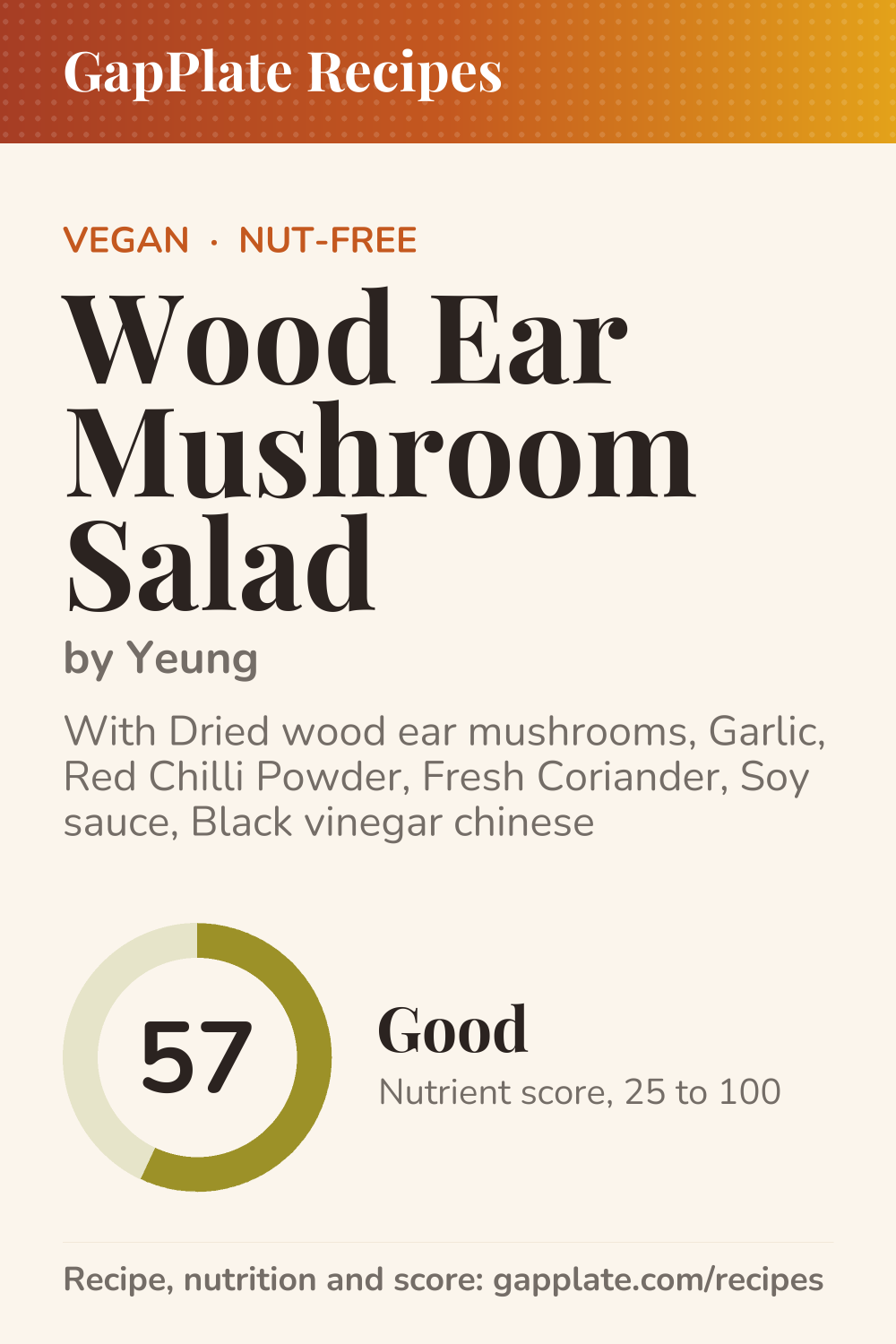 Pin of Wood Ear Mushroom Salad by Yeung